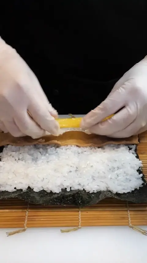 Mozzarella Cheese With Popular Street Food (Fried Food, Kimbap, Rice Cake) - Korean Street Food