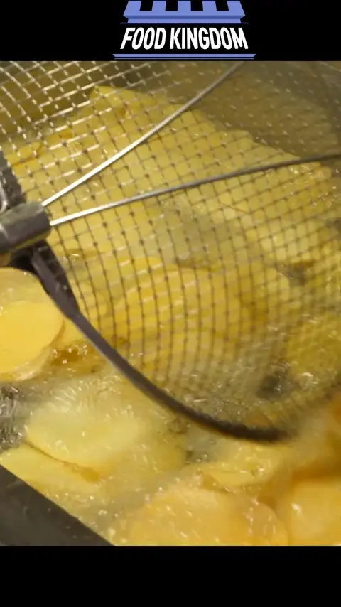 Sweet potato chips made by rapid fire man _ korean street food #[13]