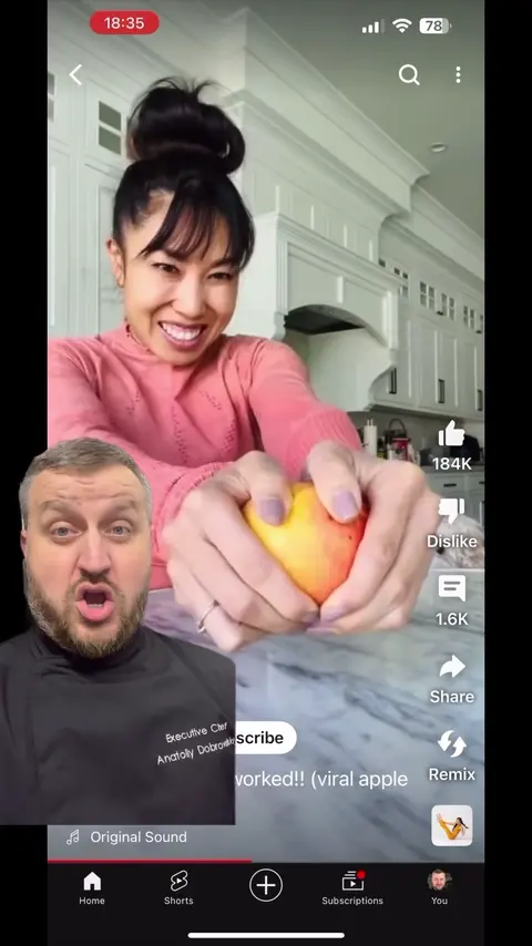 Then it worked. when I was no longer filming.