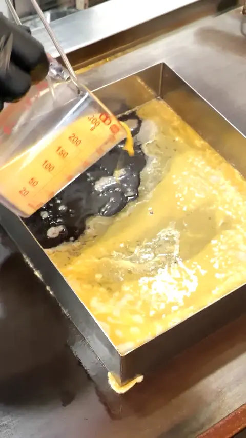 Hot Chicken Flavor Folding Egg Toast - Korean Street Food