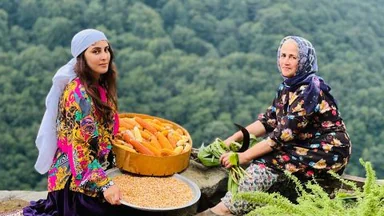 گەنمەشامی لە ماڵەوە  لە باخچەوە بۆ مێزەکە