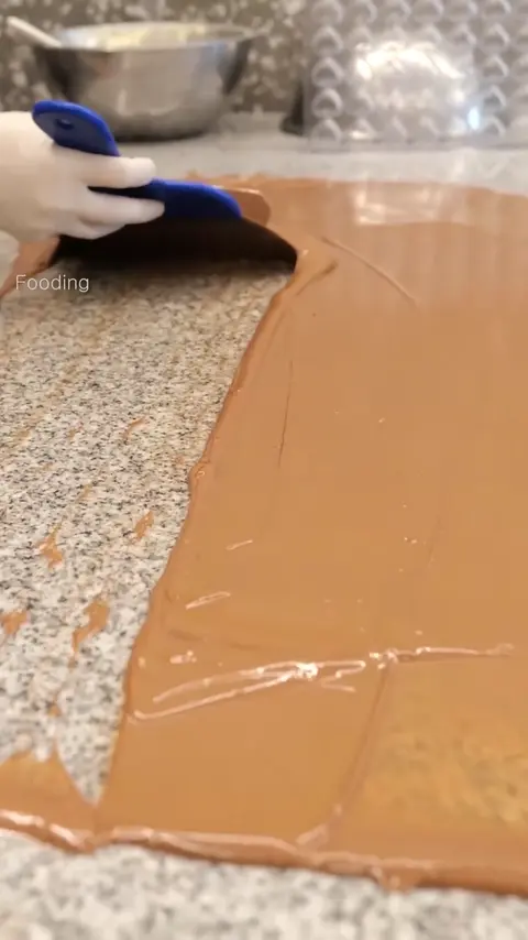 Amazing Chocolate Made On A Stone Plate - Korean Street Food