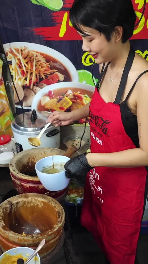 Beautiful Sister's Sausage Salad, Available Only On Saturdays - Thai Street Food