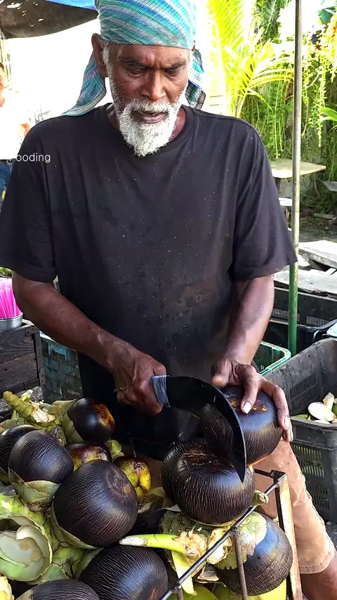 Cool Big Brother's Amazing Ice Apple Cutting Skills - Fruit Cutting Skills
