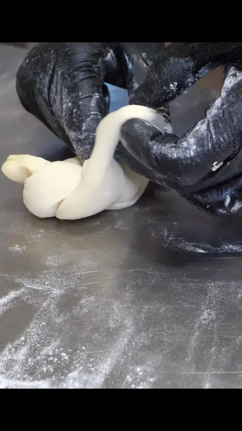 Unique sandwich_! making a burger-like sandwich _ korean bakery #[13]