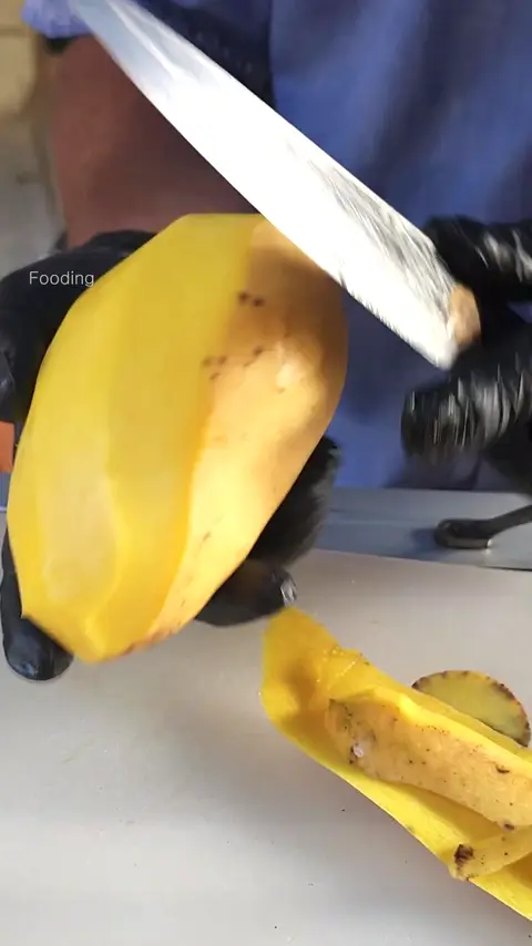 Amazing Giant Mango Cutting Skills - Street Fruit Cutting Skills