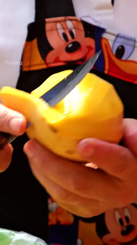 Amazing! Giant Mango Sticky Rice With Coconut Milk - Fruit Cutting Skills