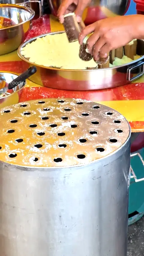 Must Try_! Amazing $0.2 Bamboo Rice Cakes - Malaysian Street Food