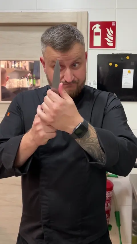 Lifehack. How to sharpen a knife.????