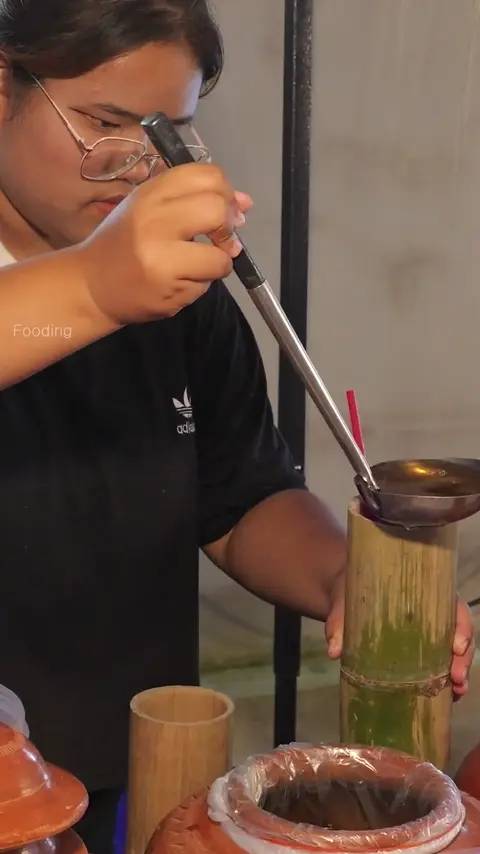 Amazing $0.8 Fresh Bamboo Barrel Juice #[13]