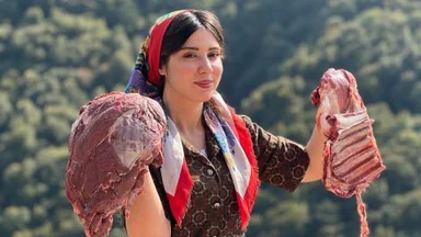 لێنانی گۆشتی بەرخ لە گۆزەدا بە دیمەنی !️ شاخ