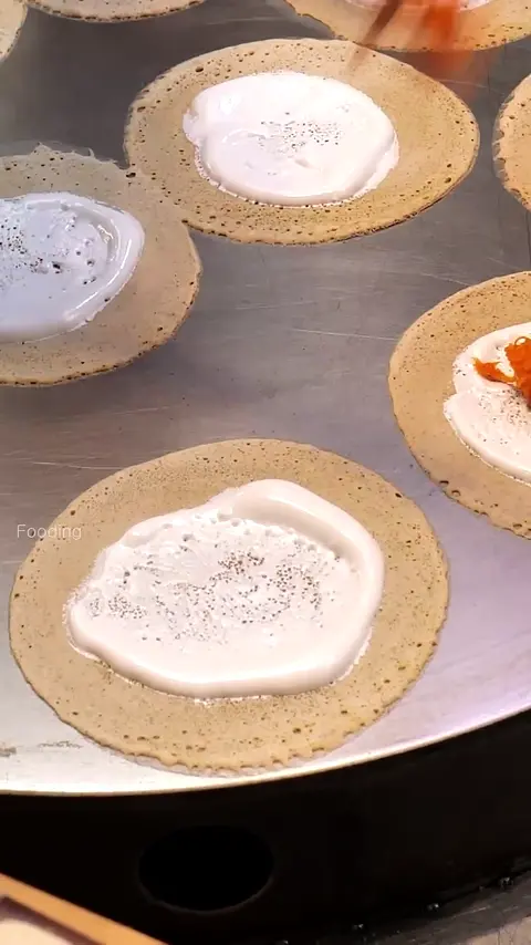 Coconut Krispie Pancakes from a Girl with a Pretty Smile - Thai Street Food