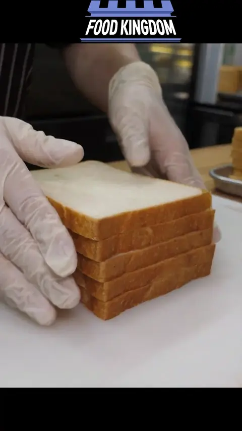 Whole egg! Cheese toast _ Korean street food #[13]