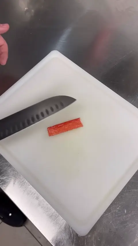 Life hack with crab sticks.