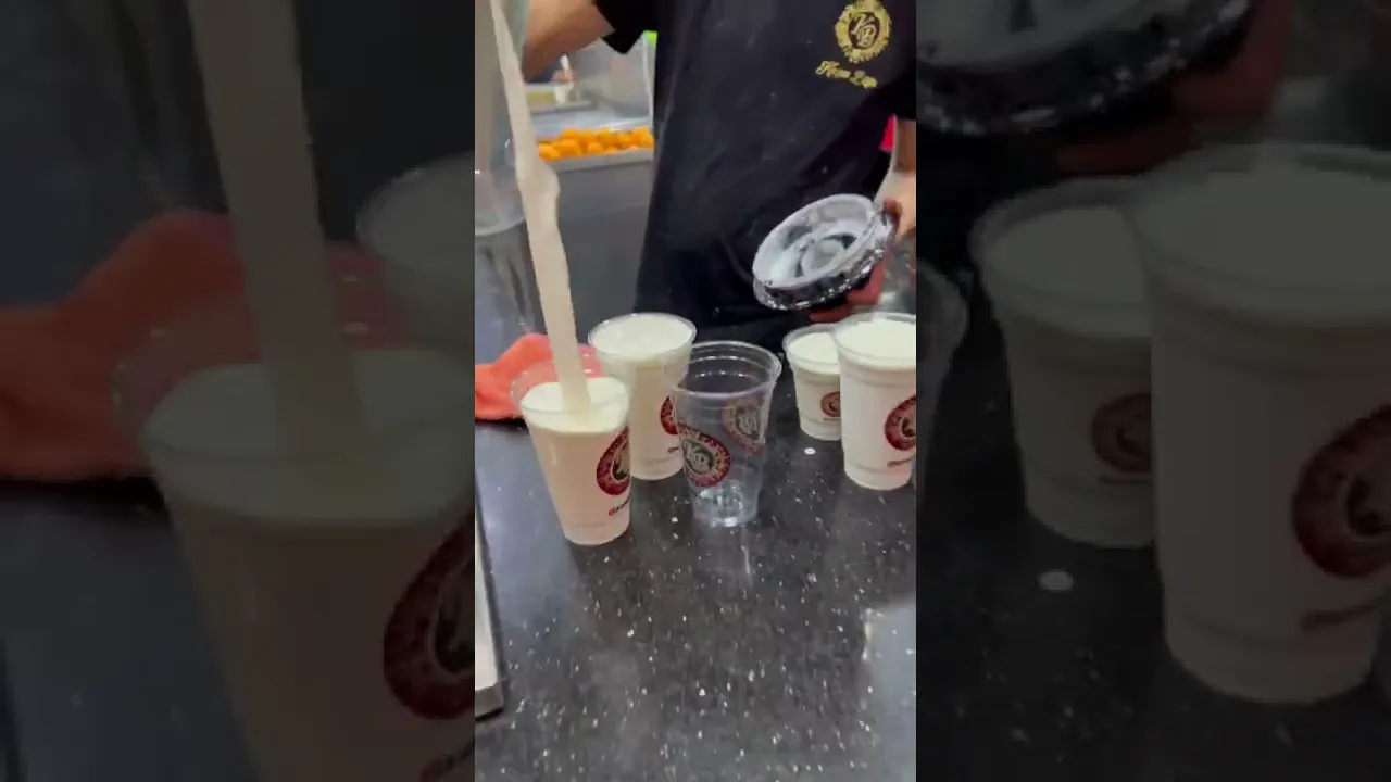 Neden 2 bardak muzlu süt verdiniz？ 🥛 #muzlusüt #kazımbüfe