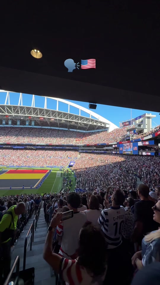 Fans ✅ Stadium ✅ Vibes ✅ It’s game time! #FIFAWorldCup