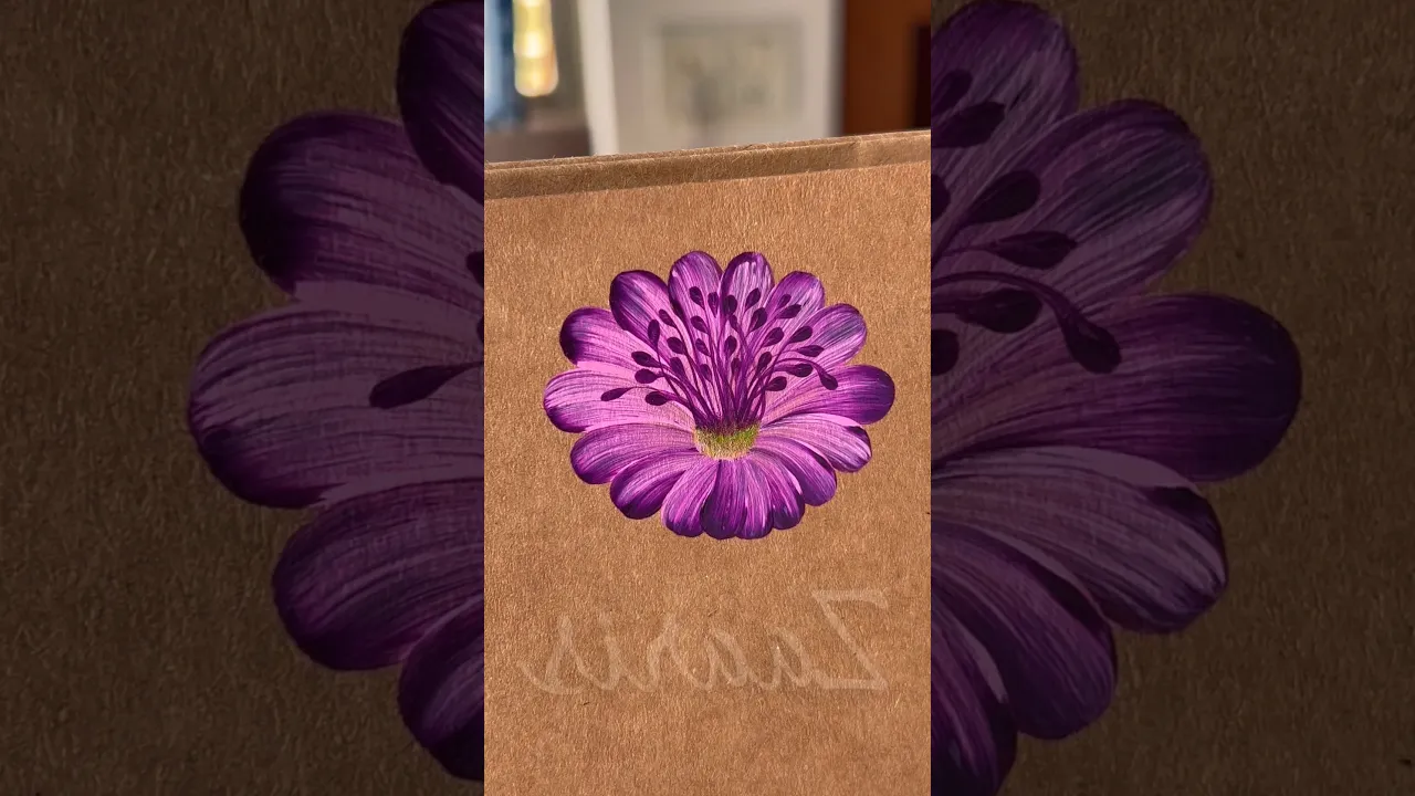 384 Beginner friendly flower painting 🖌️🎨🌸🌺 #acrylic #beautifulflowers #beginnerfriendly