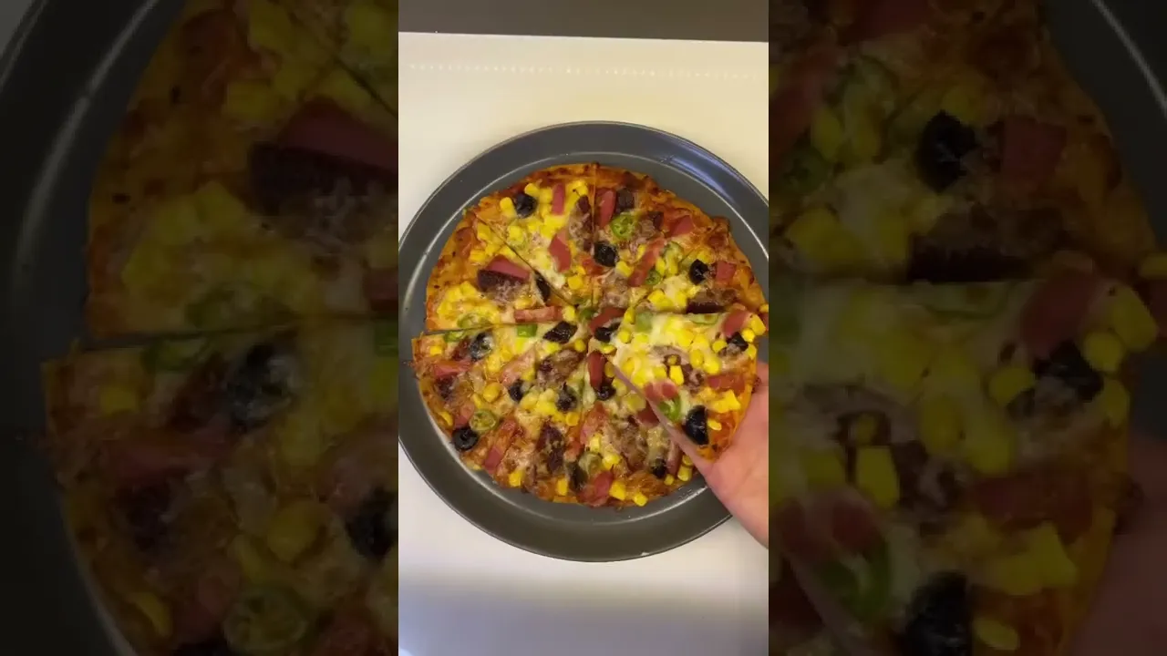 Evde 1 Lavaşın varsa Pizza yap 🍕#pizza #lavaş #tortilla