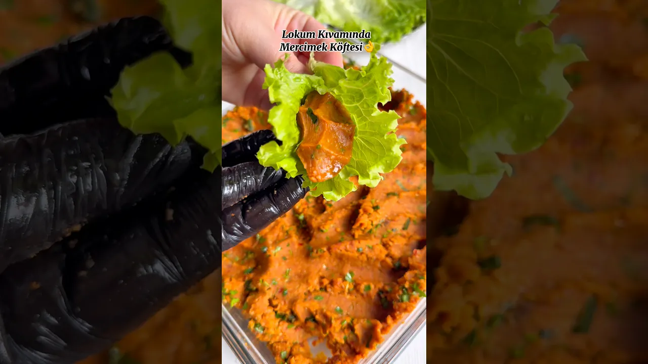 Mercimek köftesi😍 #globalcuisine #food #tarif #recipe #cooking #globalcusine #mercimekköftesi
