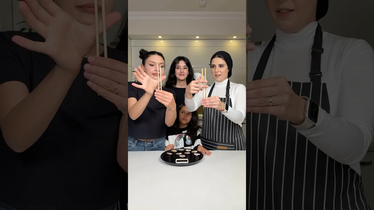 1 2 3 4 chopsticks 🥢 ✔️ Tutamayan kalmasın #busezeynep #nadiaelsayed #sudeerdogan