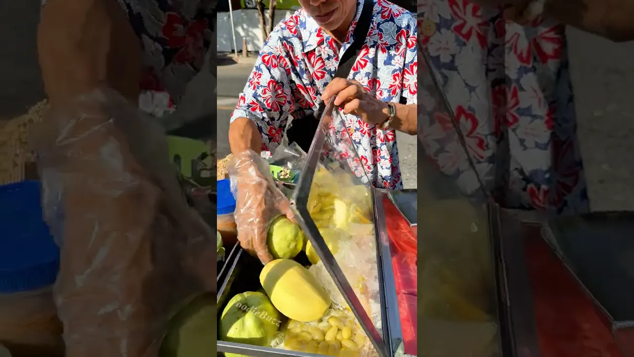Best Green Guava Snack in Bangkok Streets