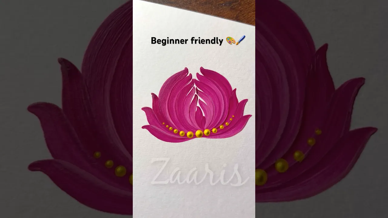 297 Beginner friendly painting 🎨🖌️technique. #shorts #paintingtechniques