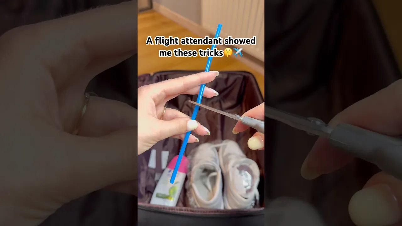 A flight attendant showed me these tricks✈️👩‍✈️🤫#tipsandtricks #travel
