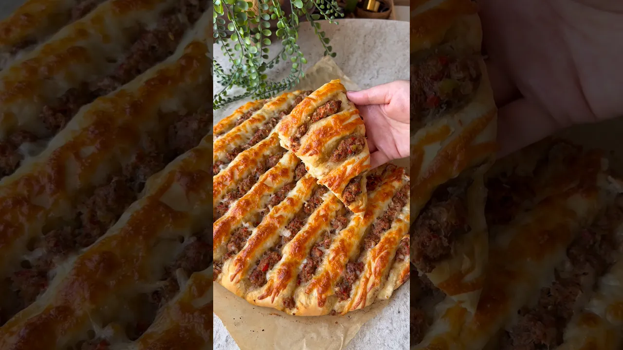 Lahmacun lezzetinde pide😍 #dessert #tarif #food #globalcuisine #recipe #pide #lahmacun