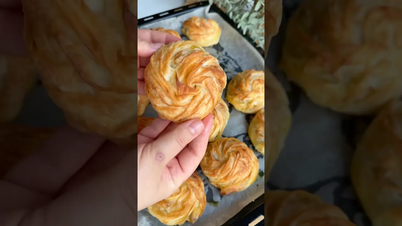 Pırasalı gül börek😍tarif yorumda✍️ #food #globalcuisine #recipe #cooking #tarif #globalgastronomy