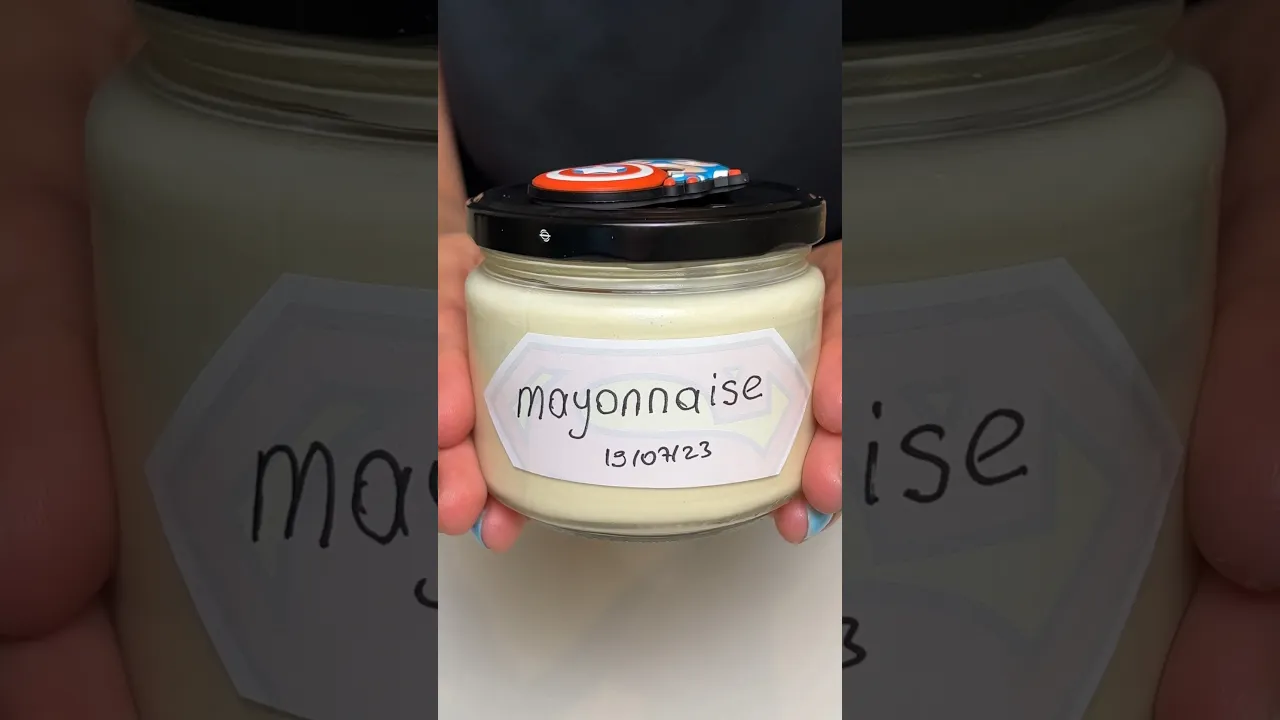 Mayonez 1 dk da evde yap #mayonnaise #shorts #busezeynep