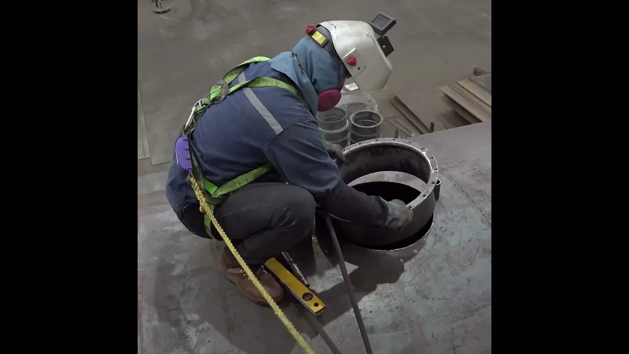 Monster 50000L Industrial Oil Tank Production Insane Heavy Welding Skills Bw
