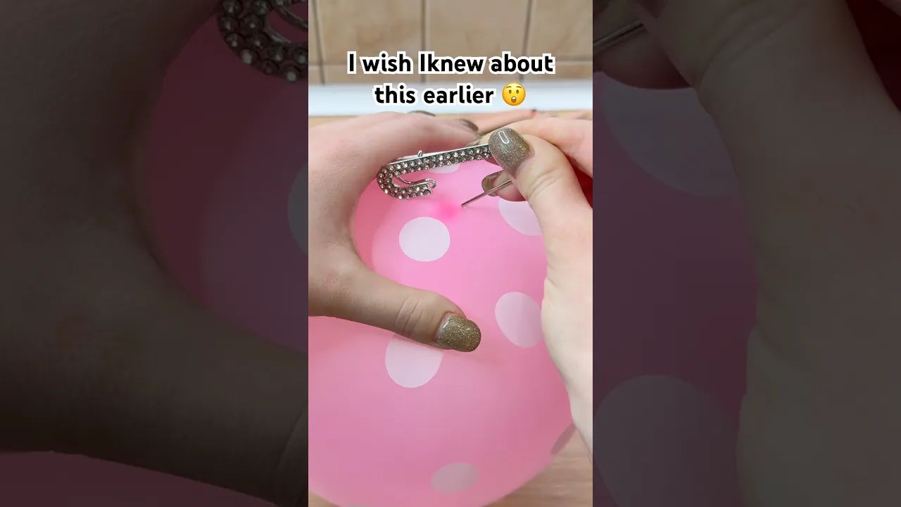 Genius balloon hack!😱#reallifehacks #diy #tipsntricks