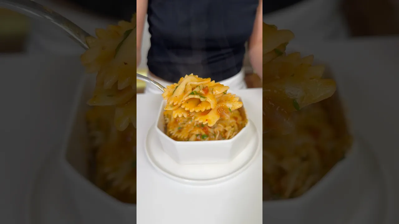 Makarnayı böyle dene ｜ #onepanpasta #busezeynep #makarna