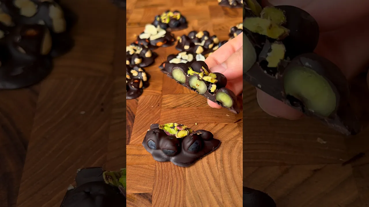 İkramlık Çikolata😍Meyveli ve kuruyemişli😋 #recipe #tarif #food #globalcuisine #chocolate