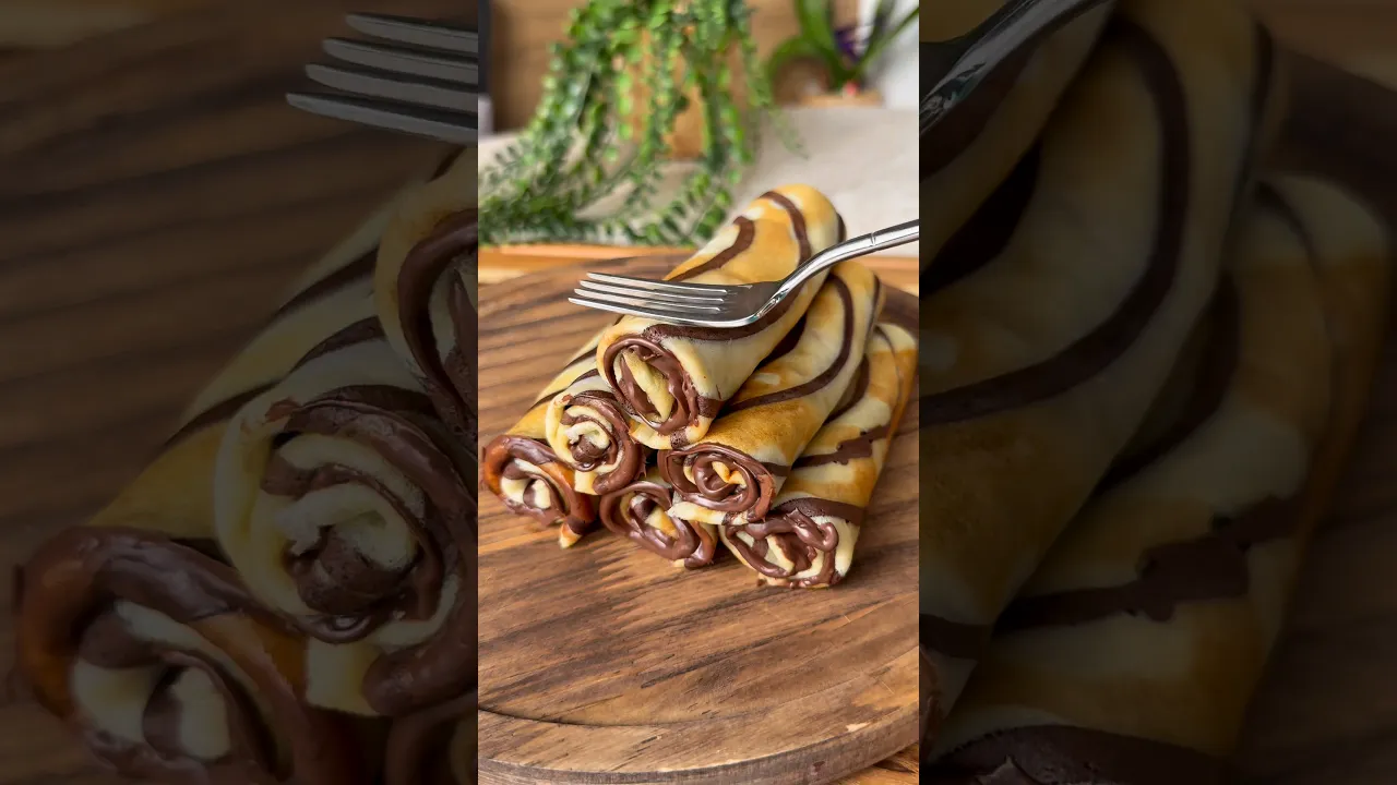 Zebra Krep🦓🥞 #recipe #tarif #food #pratiktatlitarifleri #cooking #globalcuisine #krep #chocolate