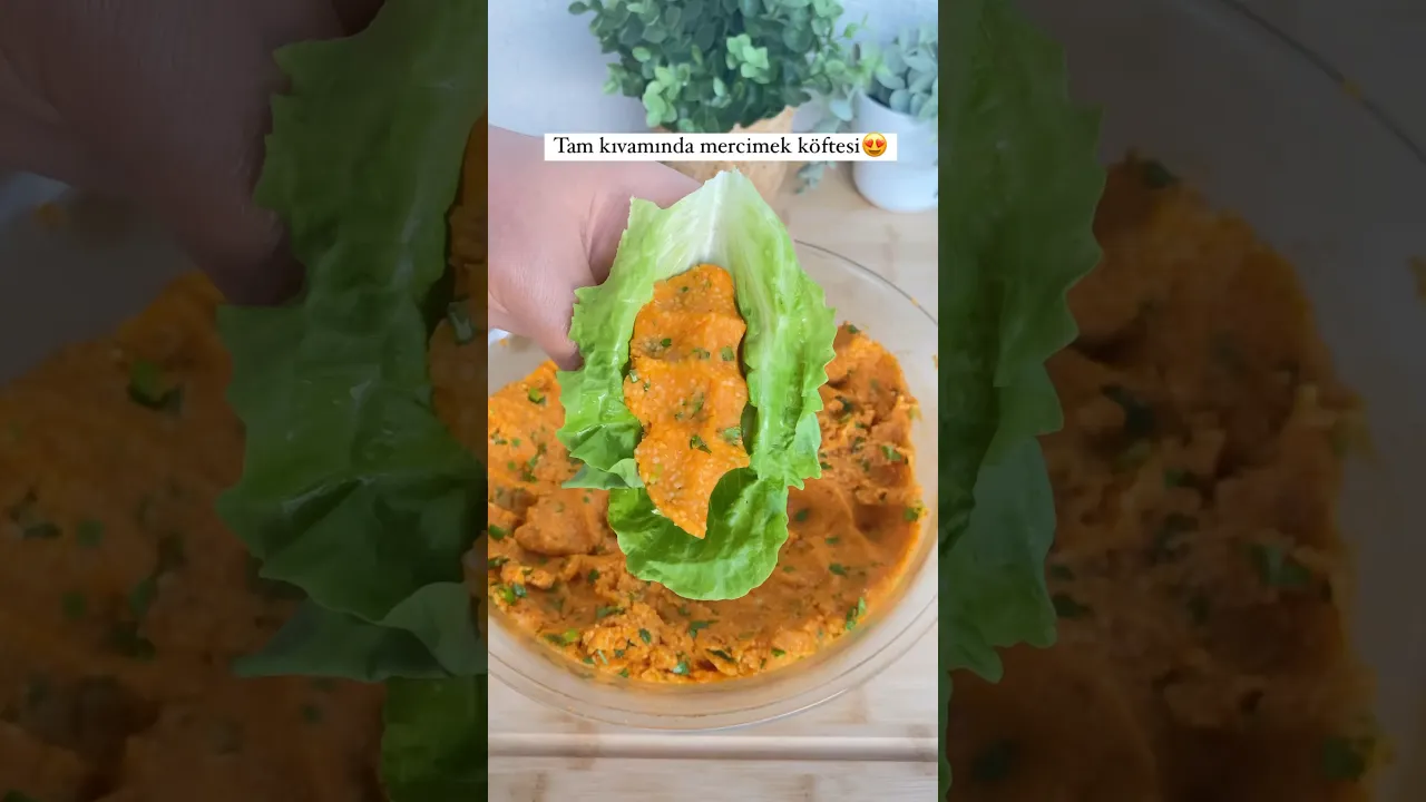 Lokum kıvamında mercimek köftesi😍 #pratiktarifler #food #yemektarifleri #global #recipe #yemek