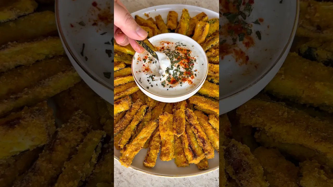 Çıtır kabak👌Hafif ve çok lezzetli oluyor😍 #recipe #tarif #food #globalcuisine #cooking #kabak