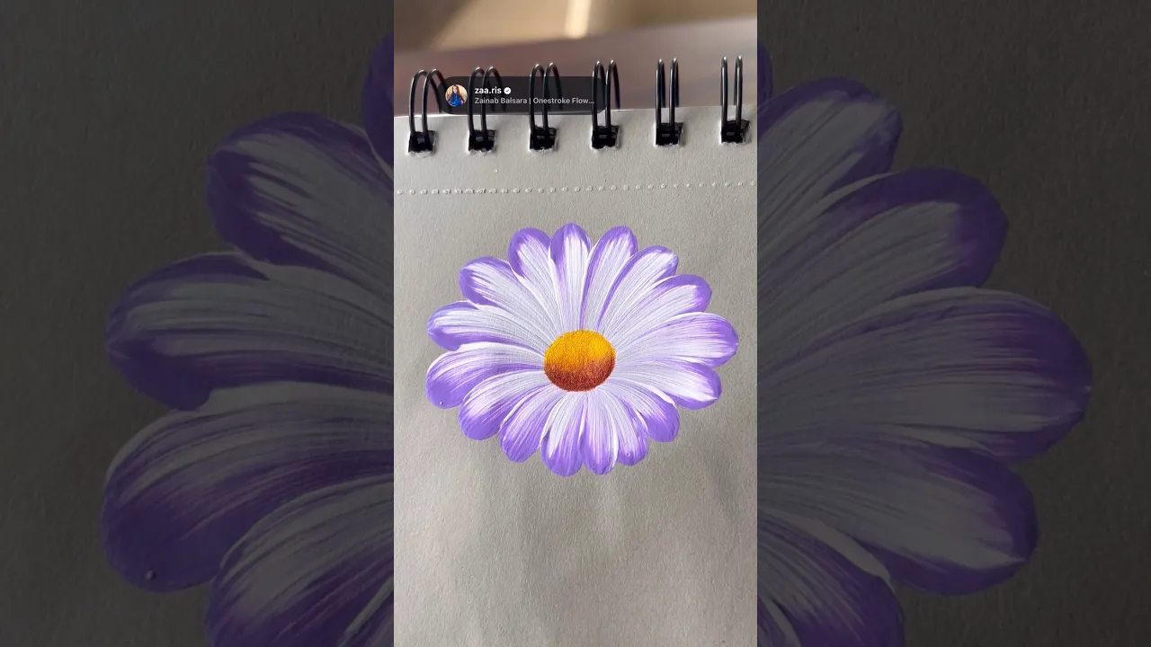 406 💜💯Relax Art 💜💯🎨 #shorts #art #flowerpainting #acrylic #relax