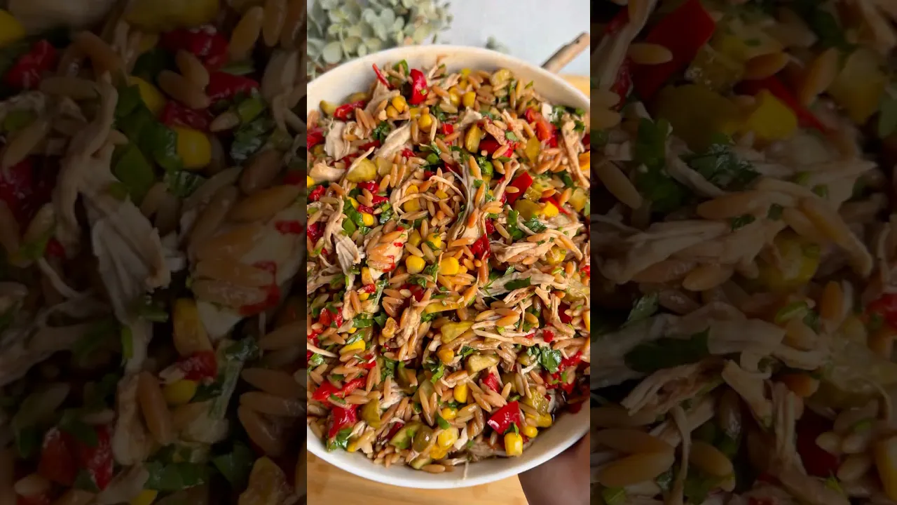 Tavuklu şehriye salatası😍 #food #tarif #recipe #cooking #salata # #globalcuisine #pratiktarifler
