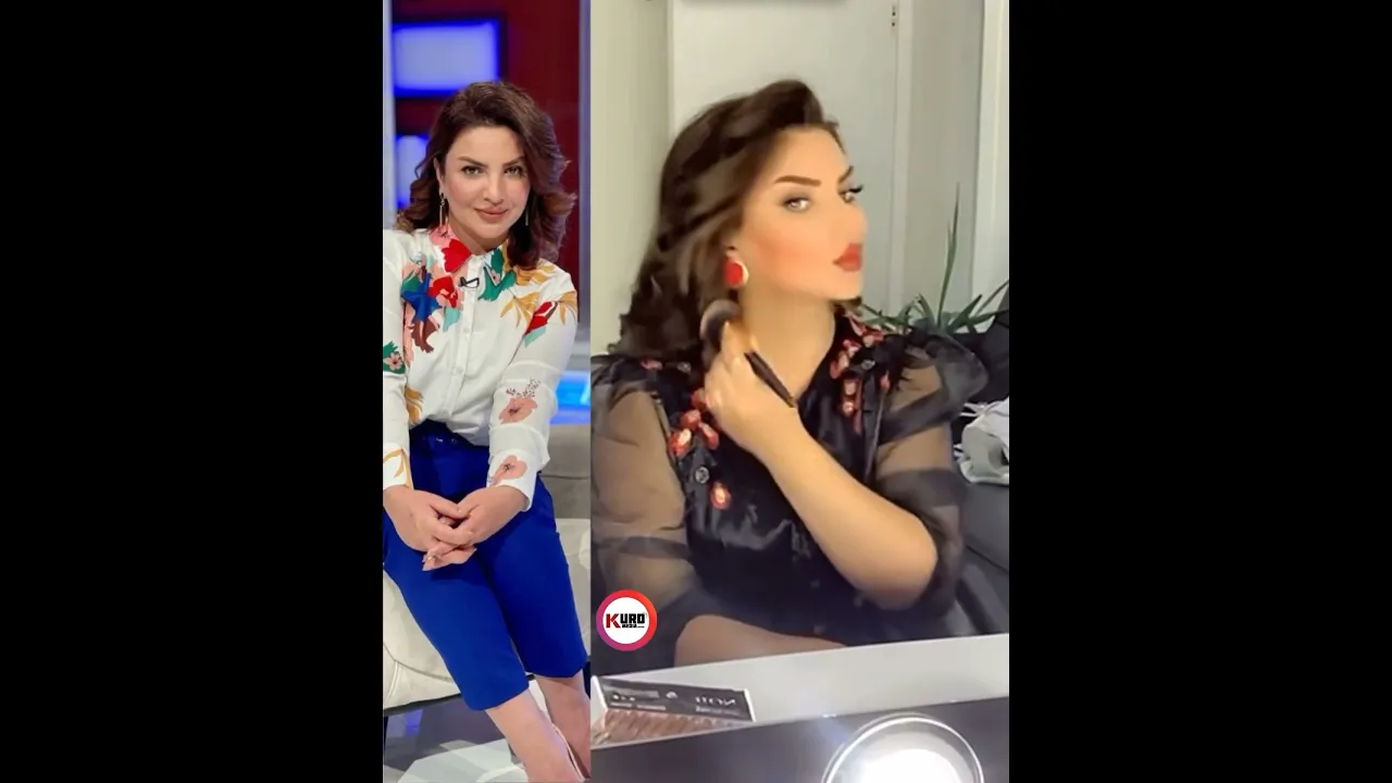هه‌ودای جوان پێش پڕۆگرام خۆی ماكیاژ بۆ خۆی ده‌كات