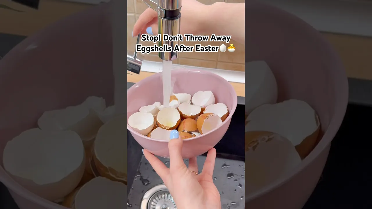 Don’t throw away eggshells after Easter 🐣 #easter #tipsntricks #diy #hack