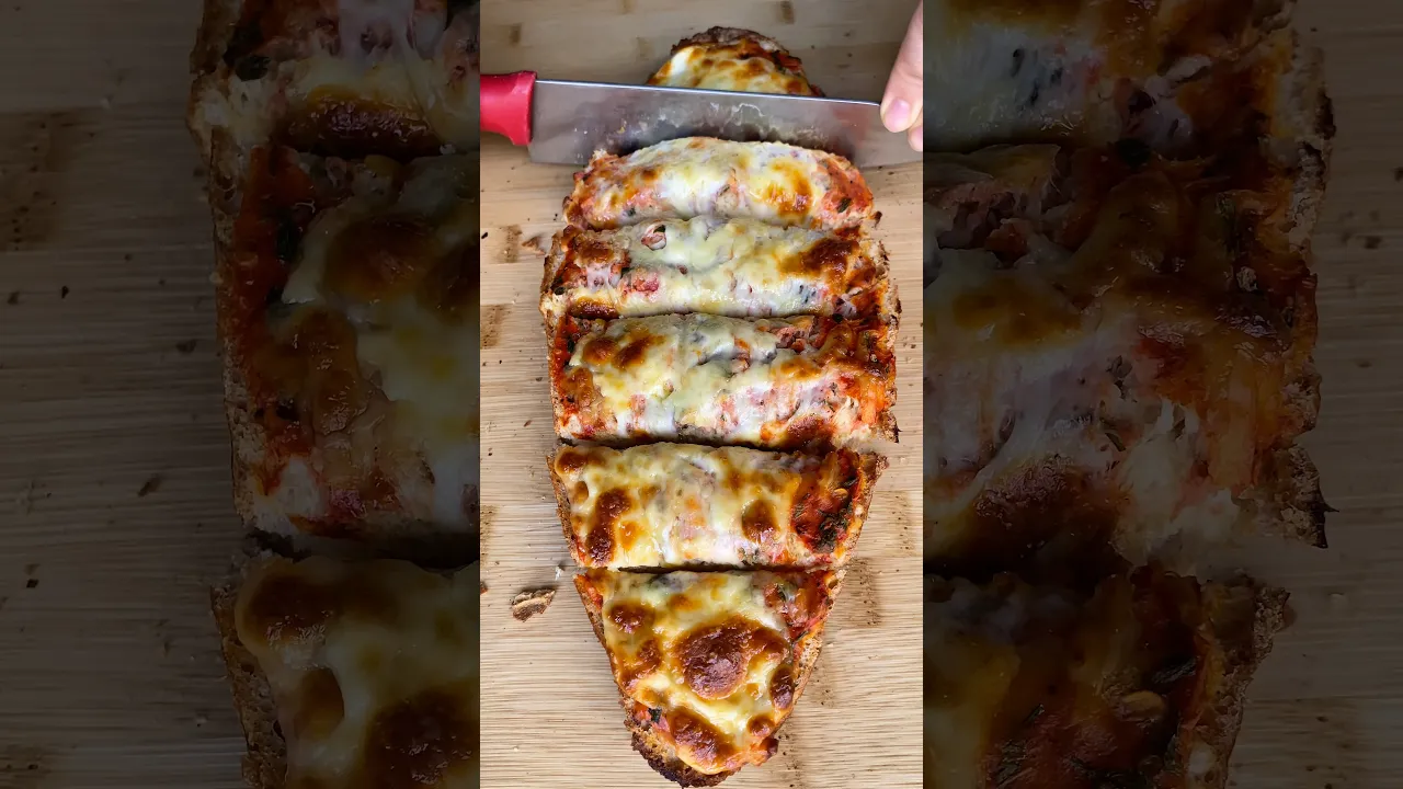 Bayat ekmek pizzası 🍕🥖 #food #tarif #recipe #cooking #globalcuisine #pizza #bread #yemektarifleri