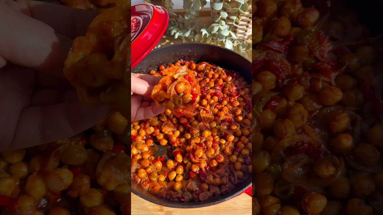 Nohut tava🍅🧅🧄 #food #tarif #vegan #recipe #globalcuisine #ytdayibenionecikarnolur #veganrecipes