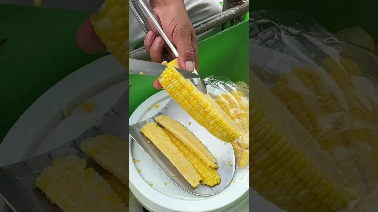 Fresh & Sweet Corn in Bangkok!!Thai Street Food