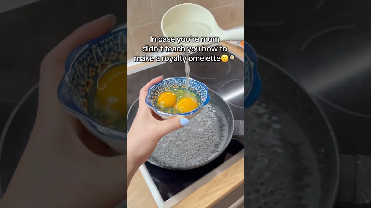 Royalty omelette hack 😮✅#lifehack #japan #cooking