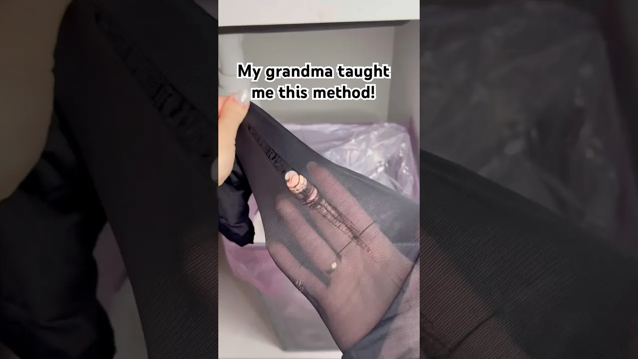 How to make your tights last longer😲 #diy #recipe
