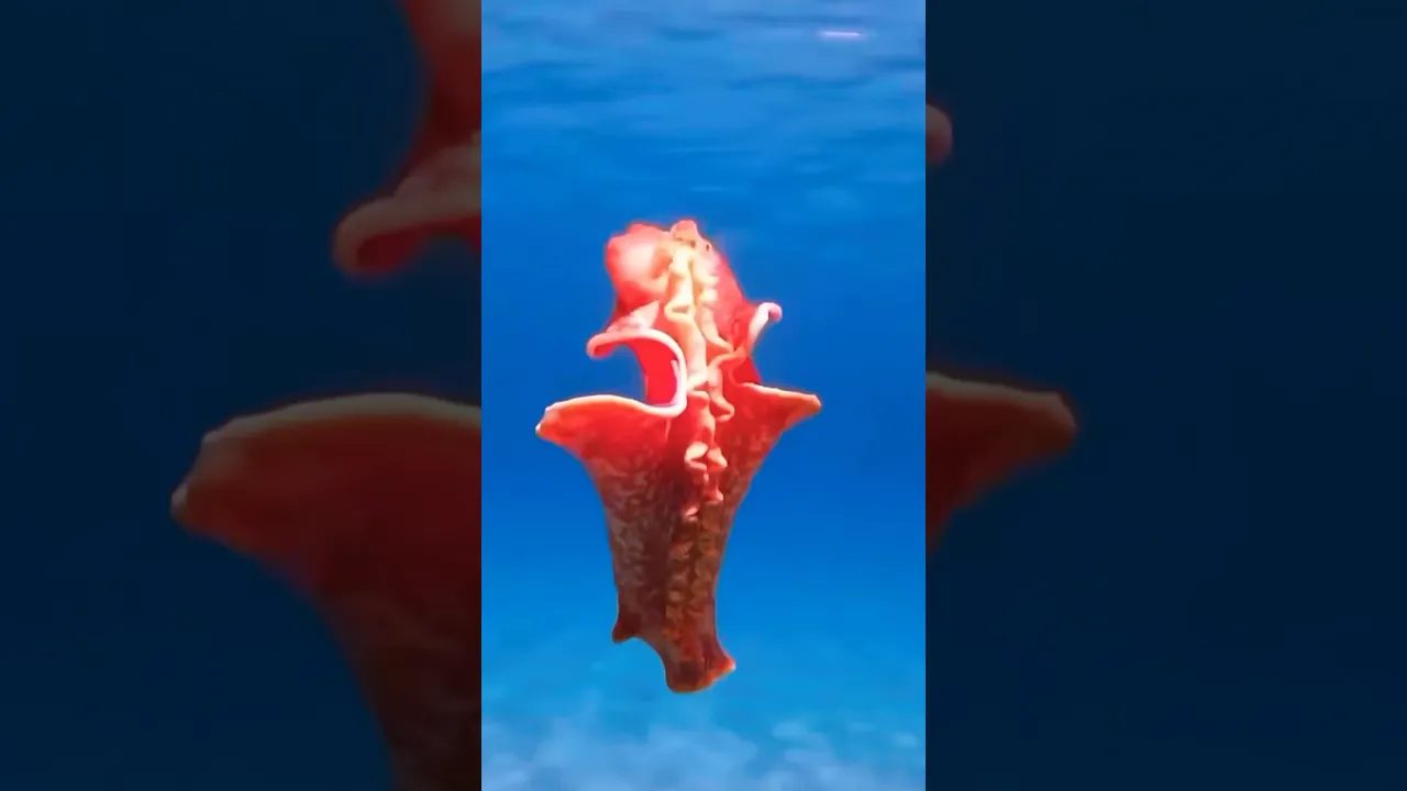Watching a flatworm swim is so satisfying 💕#flatworm #underwater #oceanlife #shorts