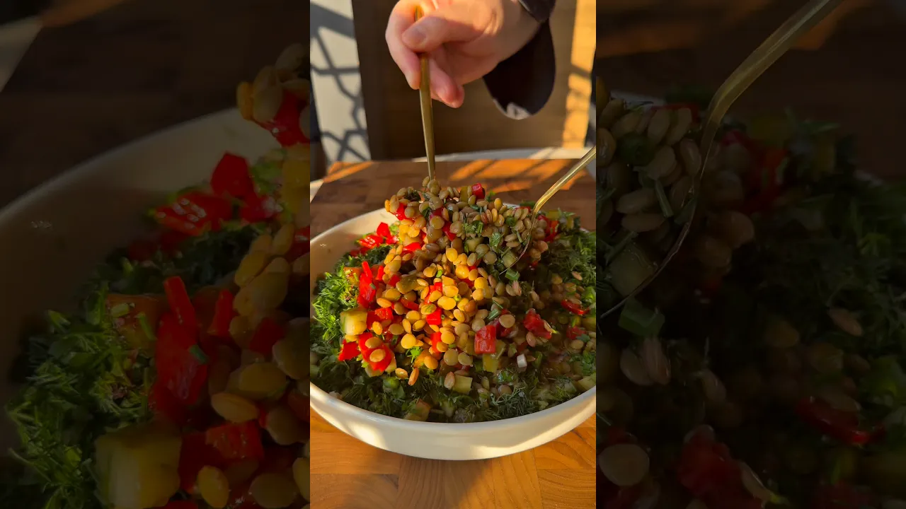 Protein salad😍 #recipe #tarif #food #pratiktarifler #globalcuisine #dessert #salad #cooking
