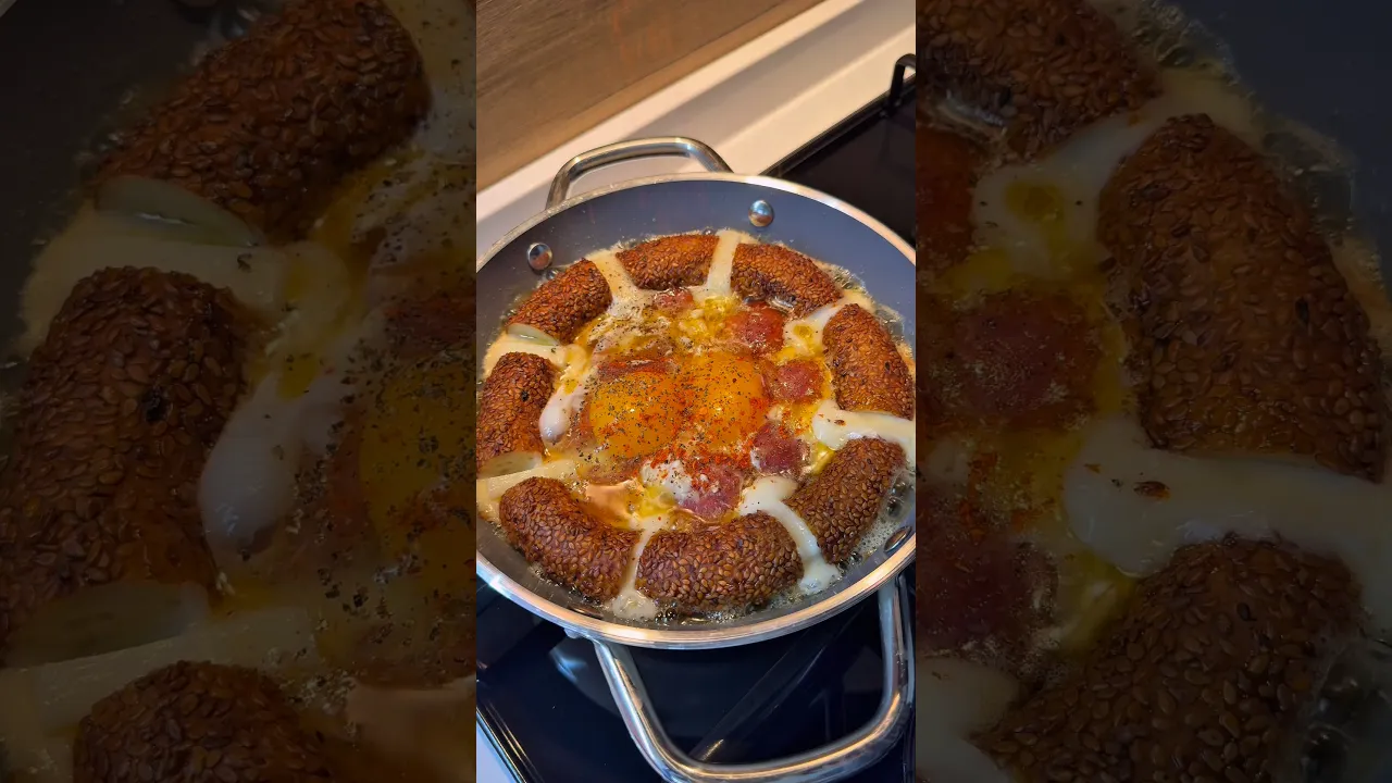 Simitli yumurta😍 #recipe #tarif #food #globalcuisine #cooking #easyrecipe #foodie #delicious #egg
