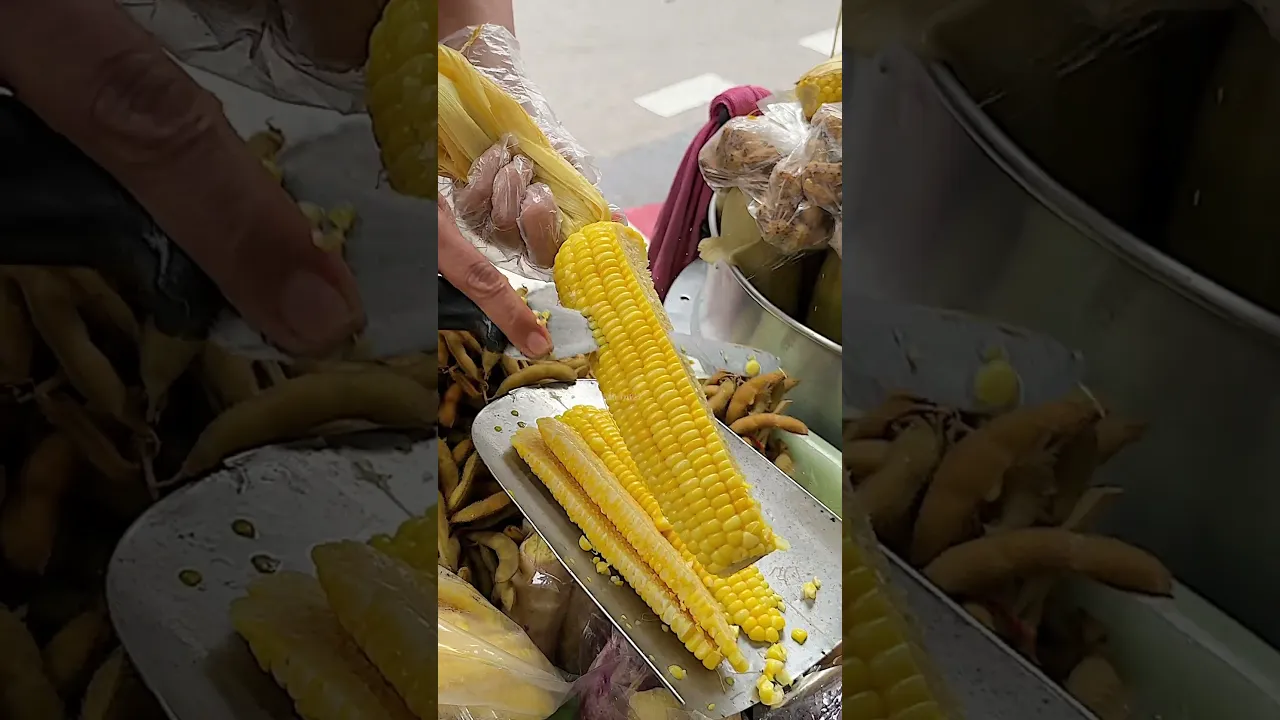 Cheap & Delicious! $0.60 Golden Sweet Corn in Bangkok